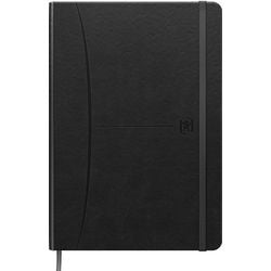 Oxford notebook 400154942 faux leather black