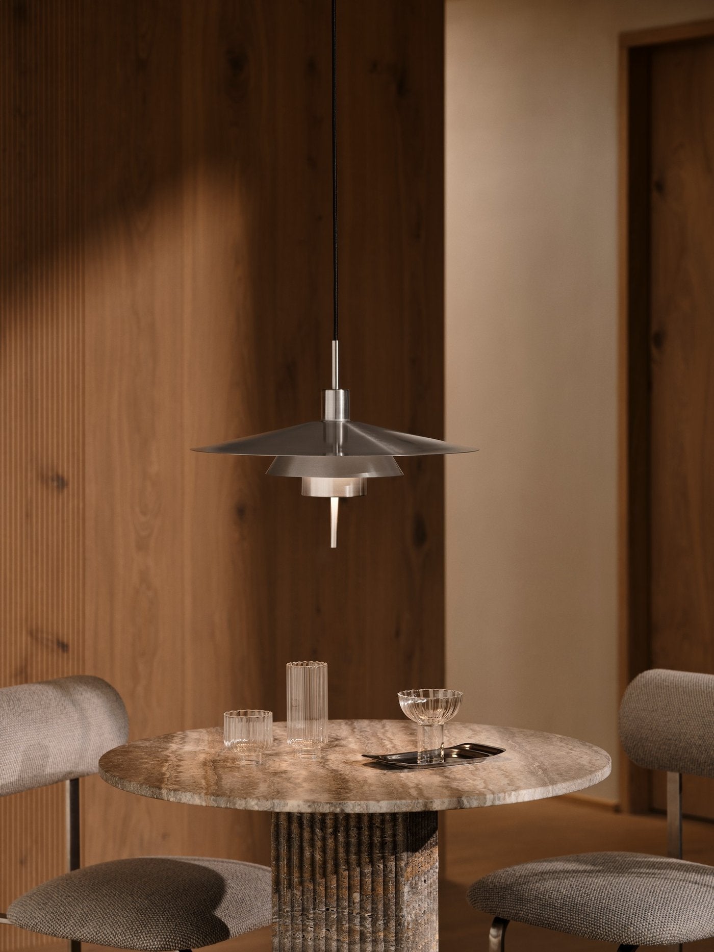 VirdiNowa Latika — Lampa Wisząca Szczotkowany Chrom